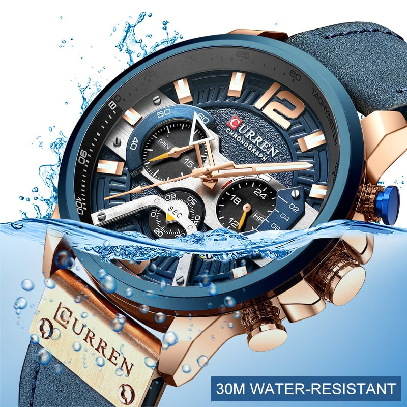 CURREN chronograph luxury watch